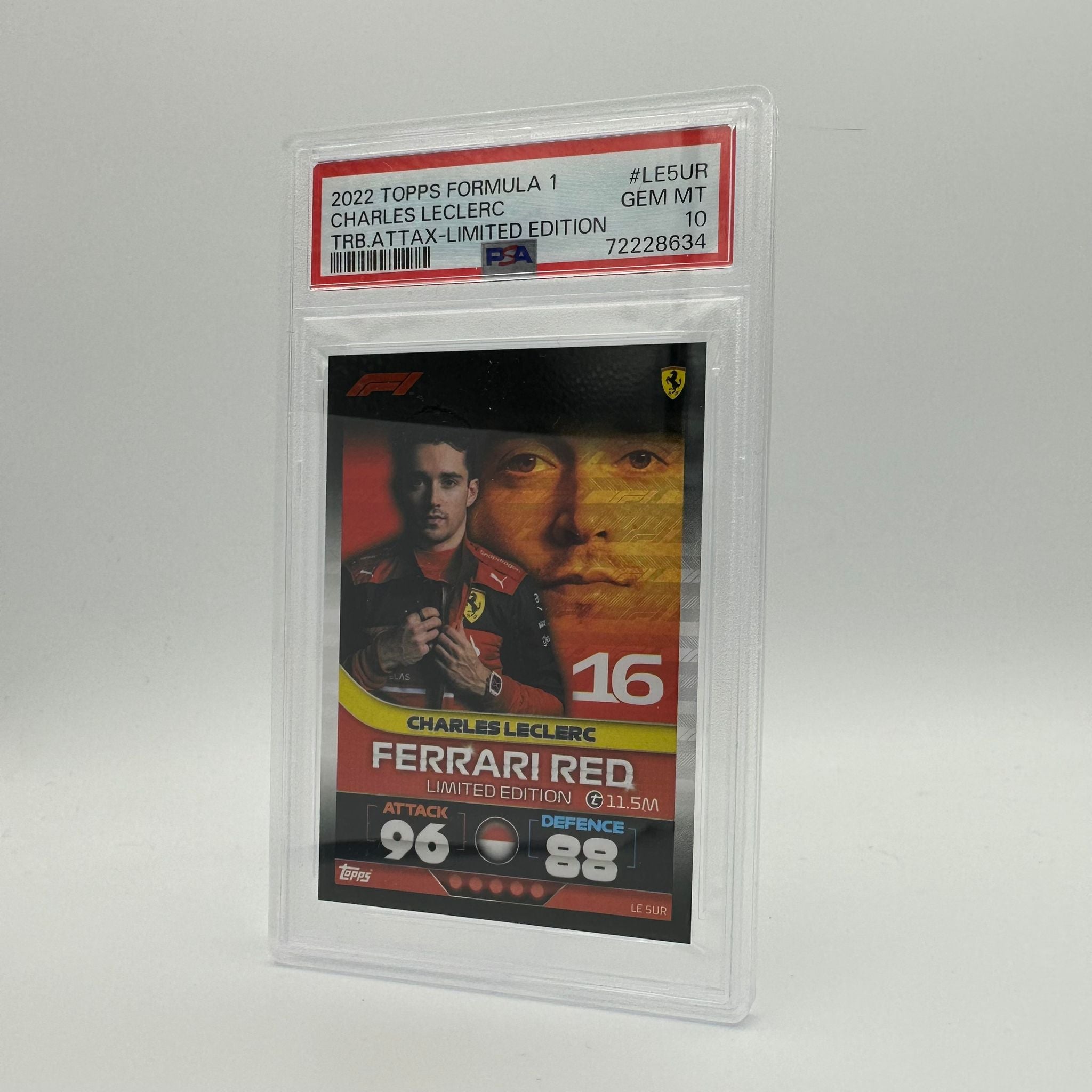 PSA 10 - Charles Leclerc - Ferrari Red - #LE5UR - POP 7 – Authenticsgg
