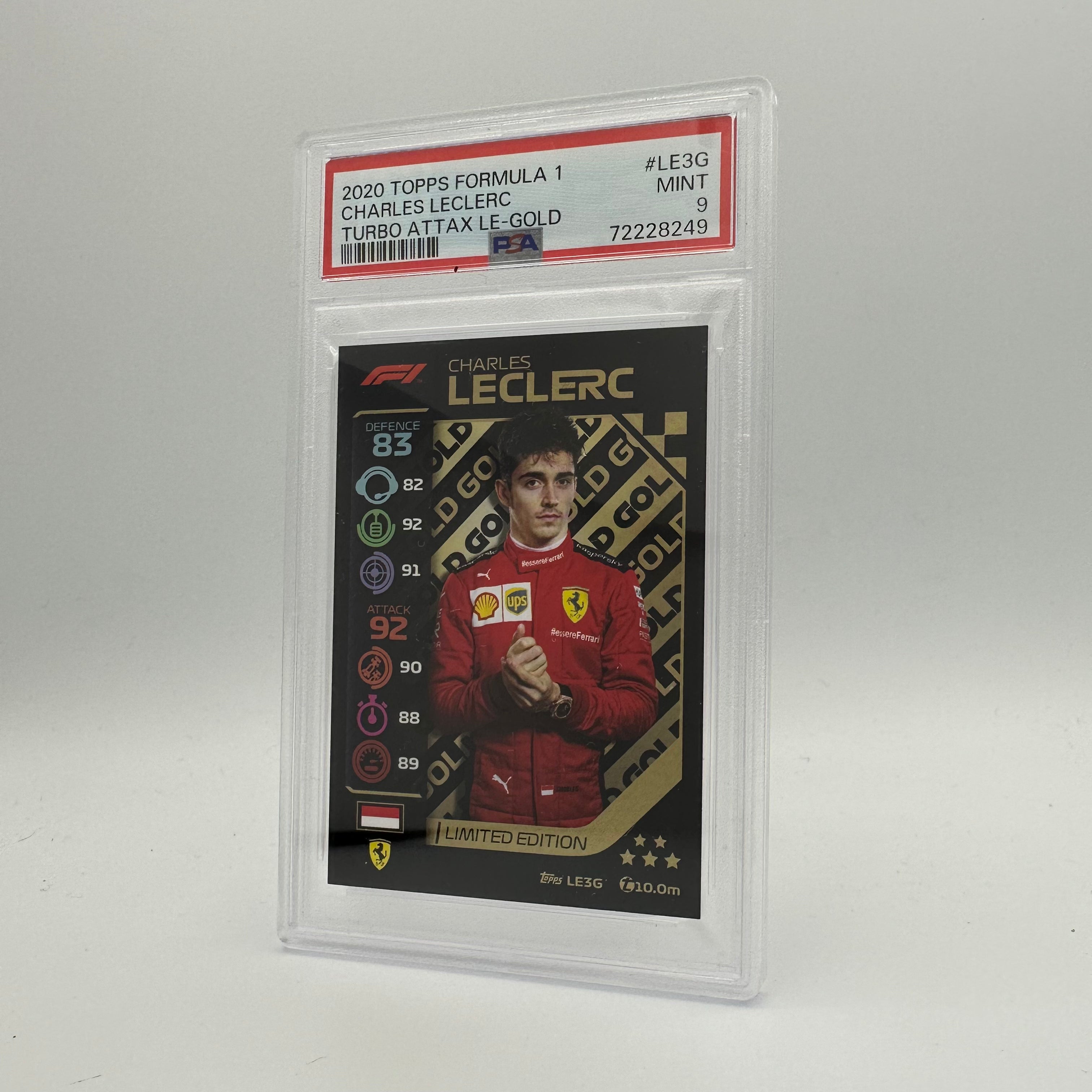PSA 9 - CHARLES LECLERC #LE3G - LIMITED EDITION - GOLD