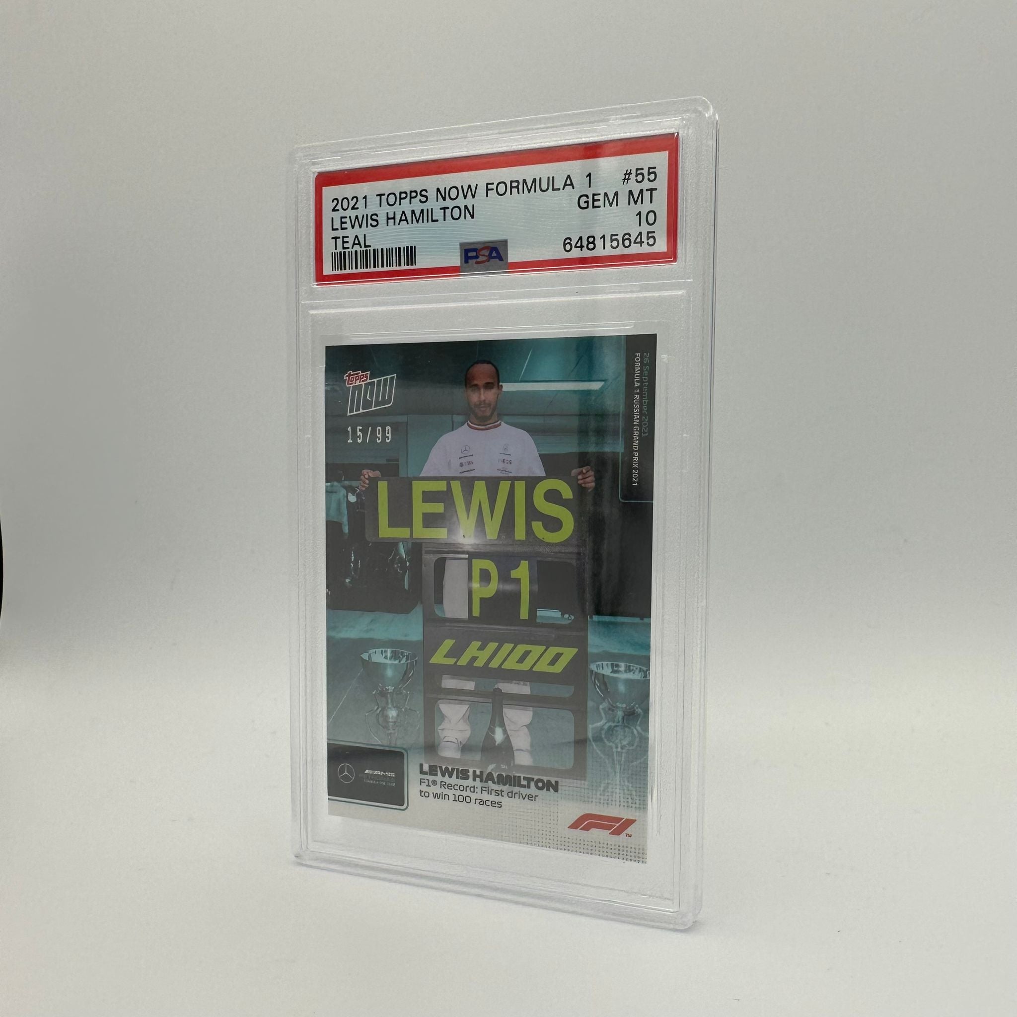PSA10 - 15/99 - Lewis Hamilton - First Driver To Win 100 Races #55 