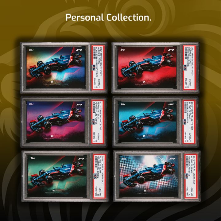 10 Rainbows - Powertrains - 2021 Topps Lights Out - 60 Cards