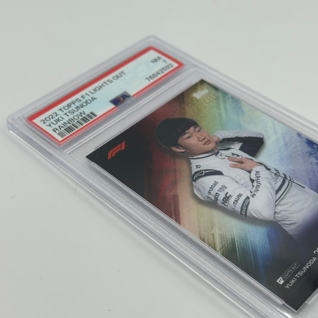 PSA 7 - 4/5 - Yuki Tsunoda - Rainbow