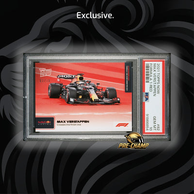 PSA 10 - 03/10 Max Verstappen #82 - Red - 2021 Topps Now F1