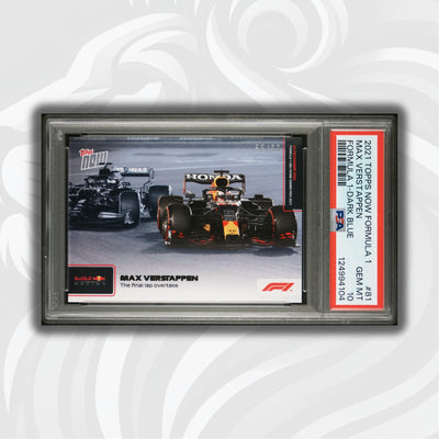 PSA 10 - 56/99 Max Verstappen #81 - Dark Blue - The Final Lap Overtake