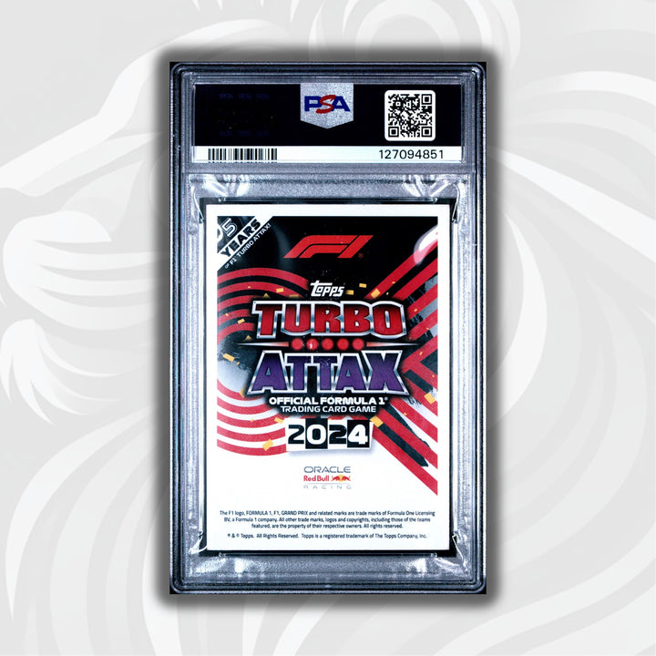 PSA 8 - Max Verstappen #LE33 - 2024 Turbo Attax - LE-Event Exclusive