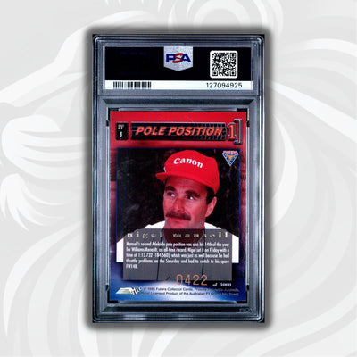 PSA 6 - 0422/3000 - Nigel Mansell #PP8 - Pole Position - 1995 Futera - WILLIAMS