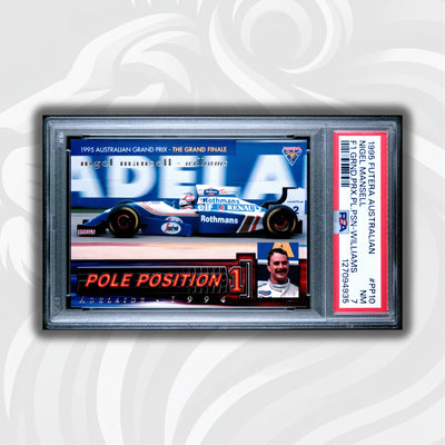 PSA 7 - 0868/3000 - Nigel Mansell #PP10 - Pole Position - 1995 Futera - WILLIAMS