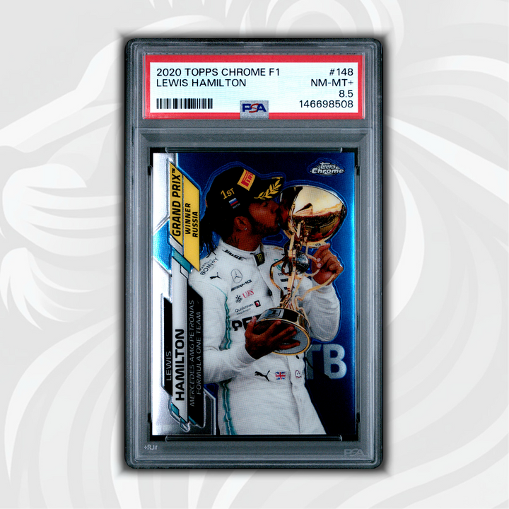 PSA 8.5 - Lewis Hamilton #148 - 2020 Topps Chrome F1