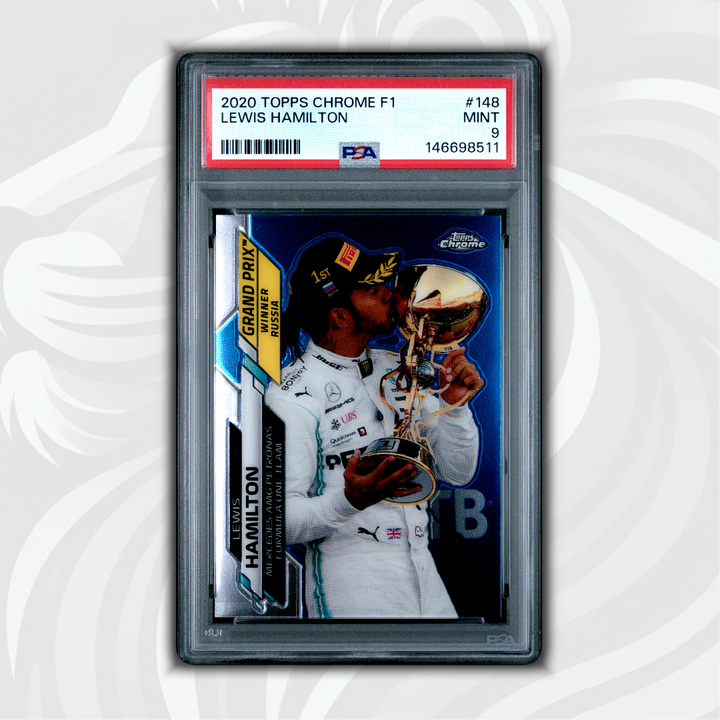 PSA 9 - Lewis Hamilton #148 - 2020 Topps Chrome F1