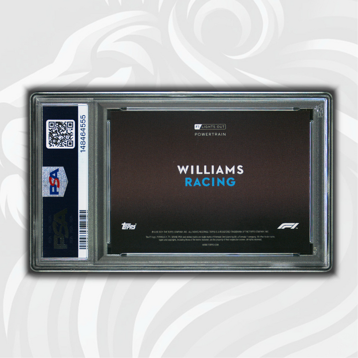 PSA 10 - 01/10 Williams Racing - Powertrain - 2021 Topps Lights Out F1 - Red