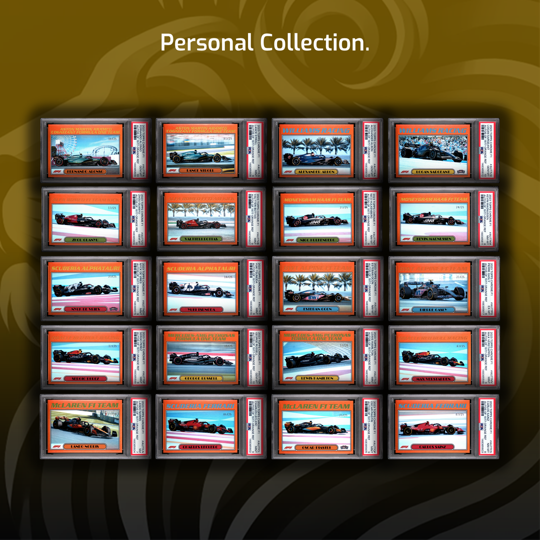 Set - Orange /25 - Autos of 1977 - All Drivers - 2023 Topps Chrome - 20 Cards