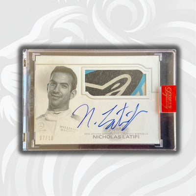07/10 Nicholas Latifi #AFP-NL – 2020 Topps Dynasty F1 – Autographed Racing Glove Relic