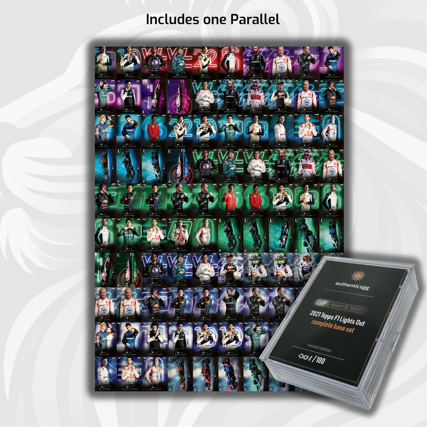 Base Set 2021 Topps Lights Out (40 Cards) +1 Parallel!