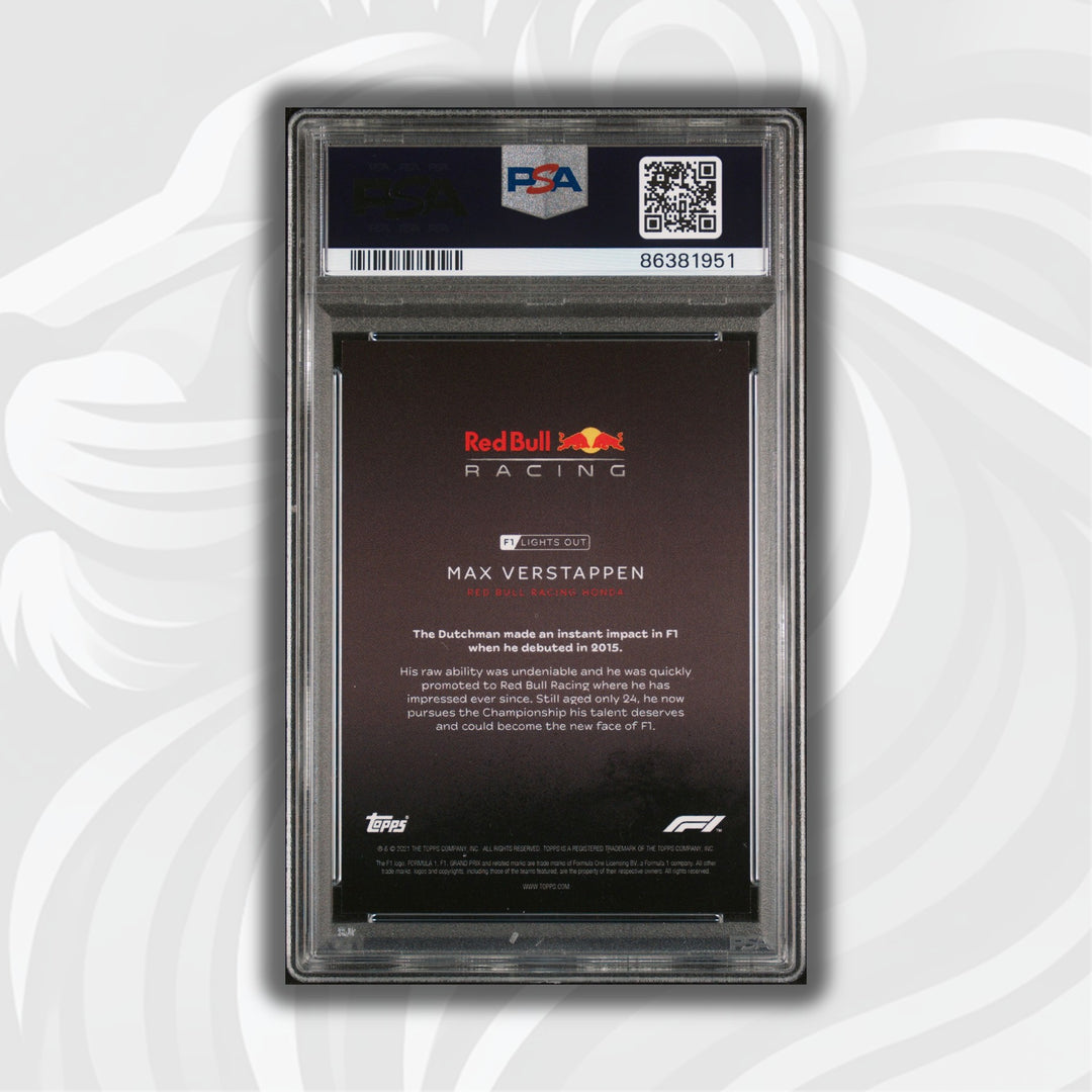 PSA 9 - 08/99 Max Verstappen - Drivers -  Blue Parallel