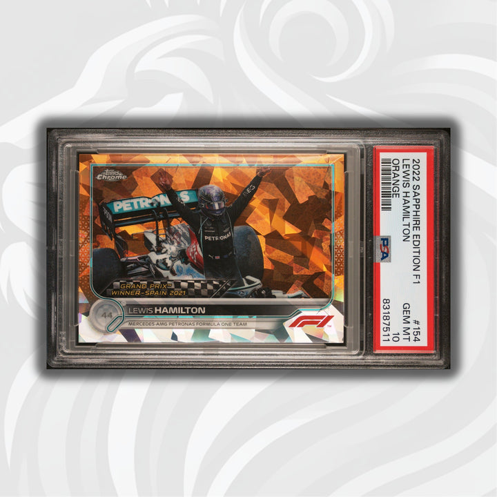 PSA 10 - 15/25 Lewis Hamilton #154 - Orange - 2022 Topps Chrome F1