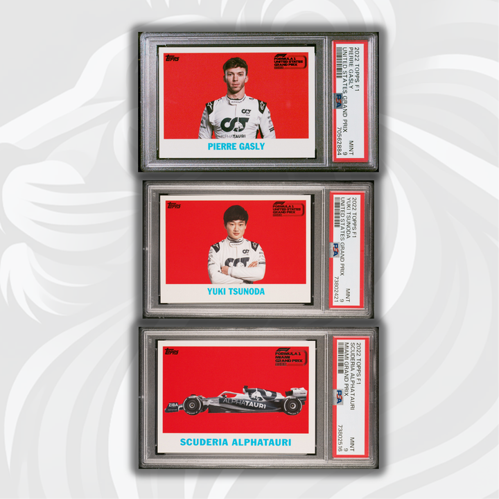 PSA 9 - Triple Scuderia AlphaTauri - 2022 Topps Formula 1 - Miami/US  Grand Prix - Exclusive