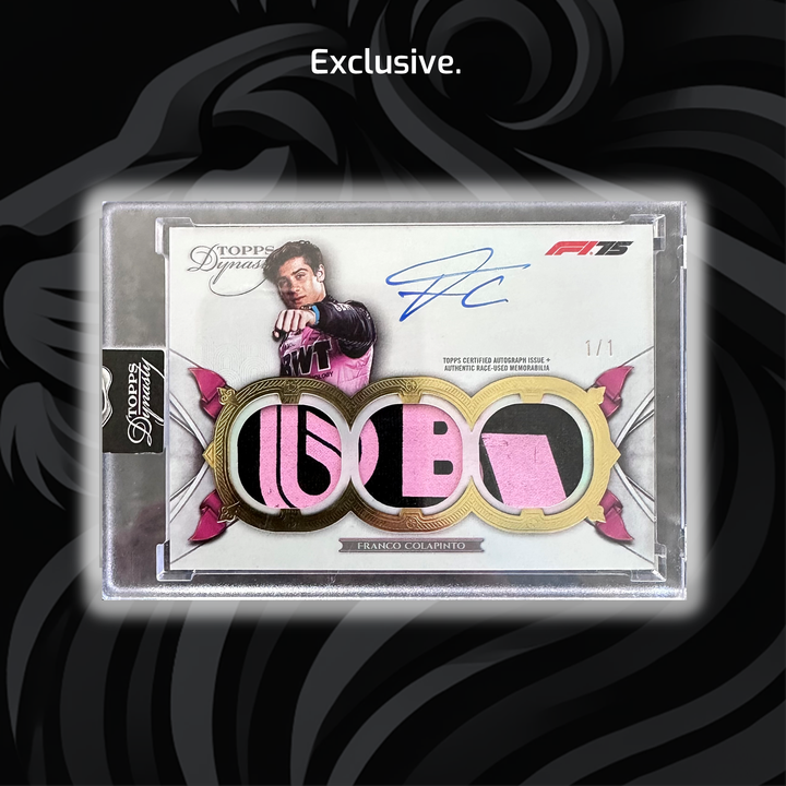 1/1 Gold - Franco Colapinto #SDTRA-FC01 - Dynasty Triple Relic Autograph - 2025 Topps Dynasty F1