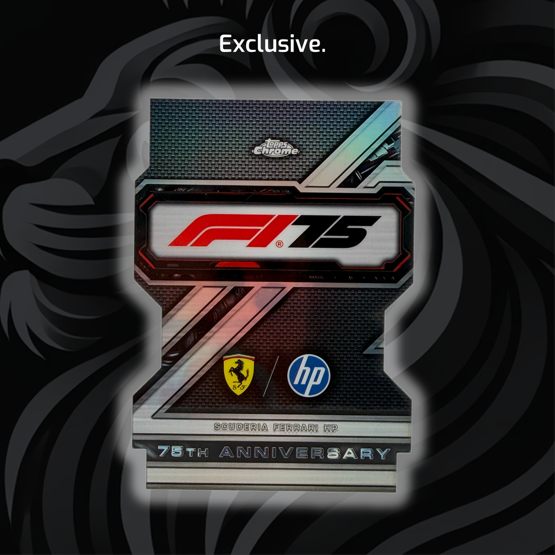 Scuderia Ferrari HP LOGO-5 - 2025 Topps Chrome F1 75 - 75th Anniversary Logo Card - Front