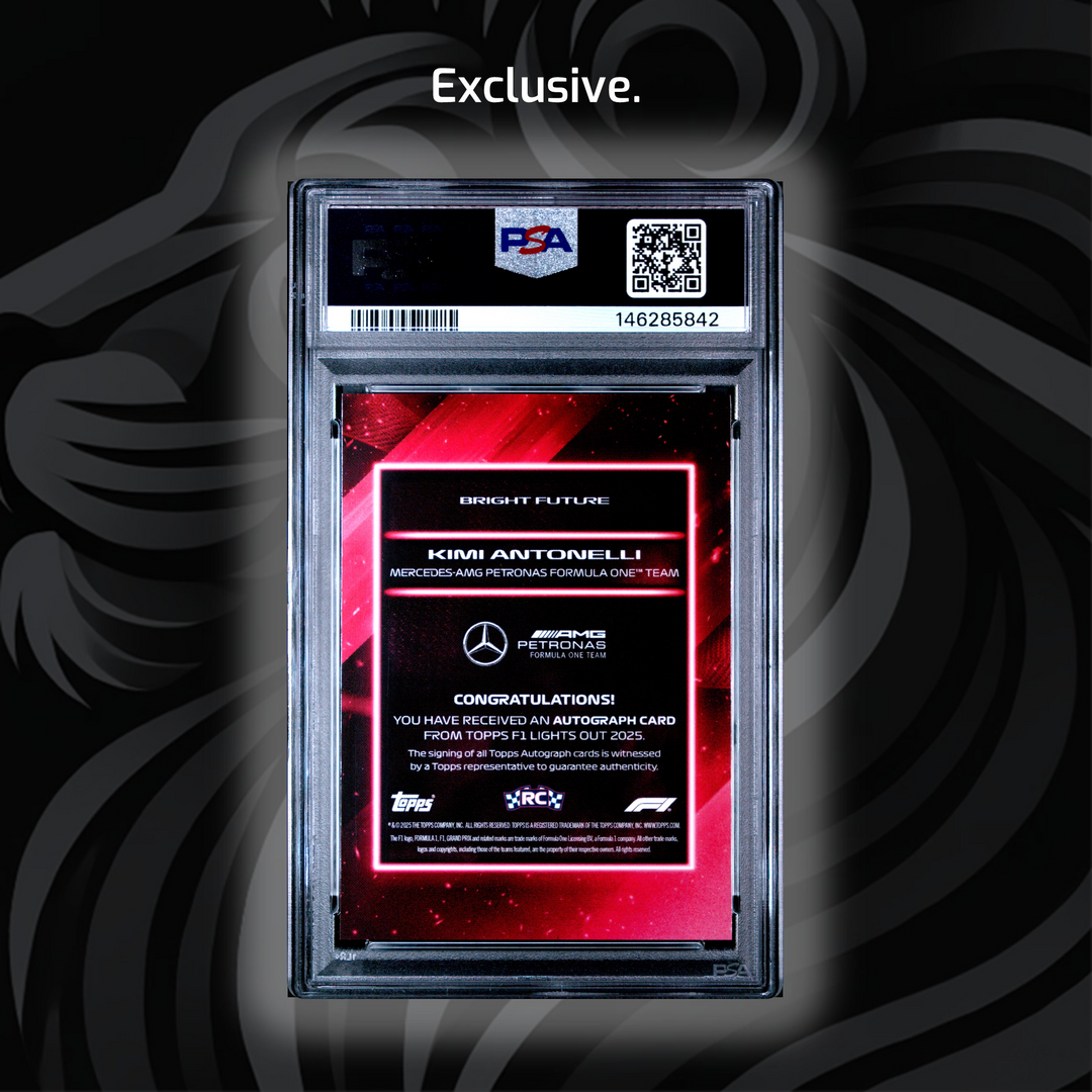 PSA 9 - 4/5 Kimi Antonelli - Auto Bright Future - 2025 Topps Lights Out F1 - Red