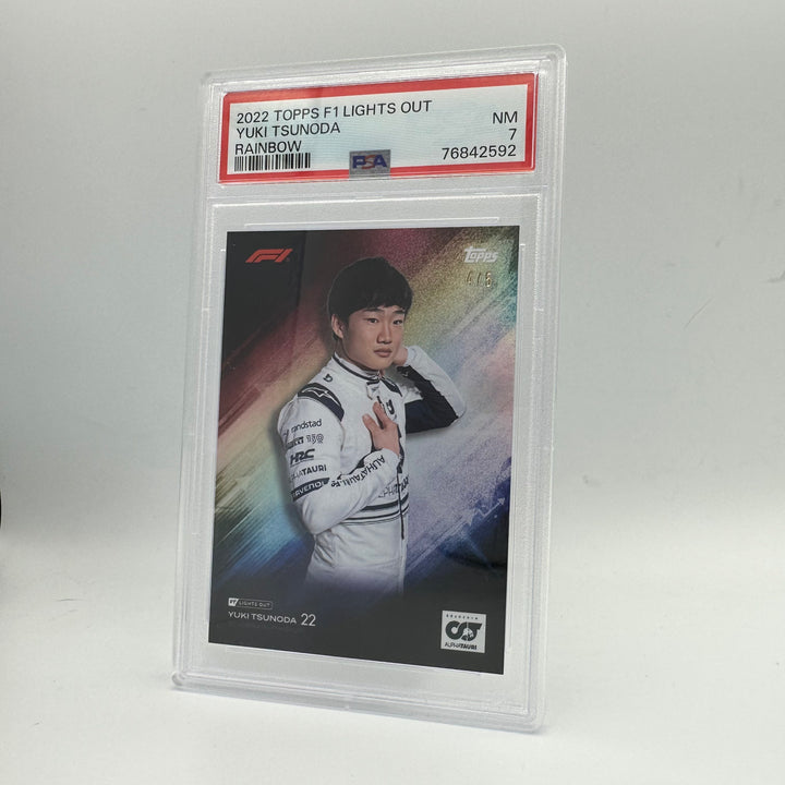 PSA 7 - 4/5 - Yuki Tsunoda - Rainbow