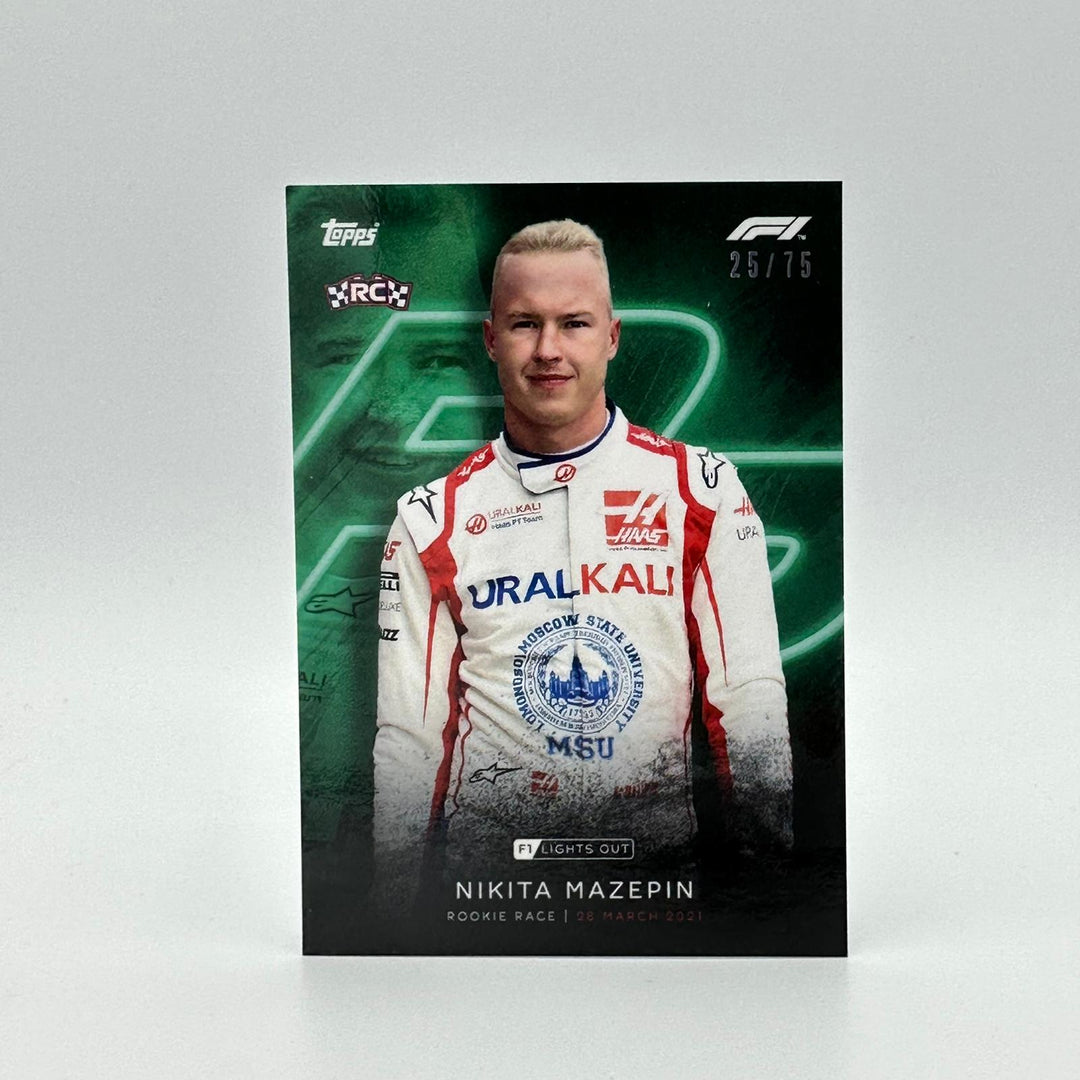 /75 Nikita Mazepin - Drivers - Green Parallel