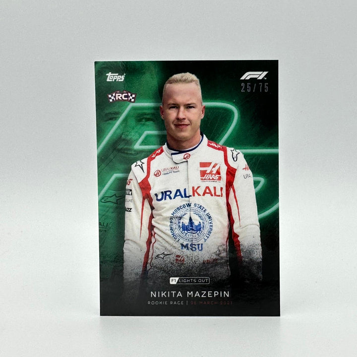 /75 Nikita Mazepin - Drivers - Green Parallel