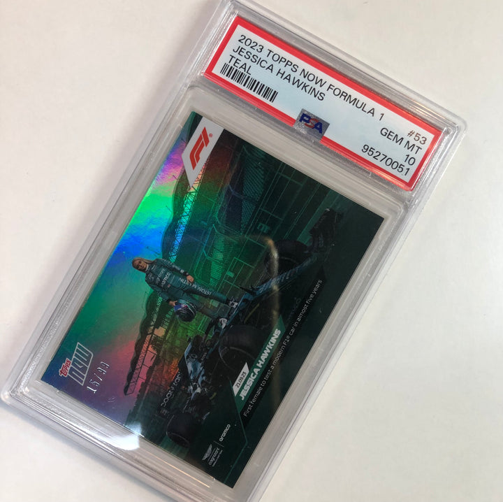PSA 10 - /99 Jessica Hawkins #53 - Teal - 2023 Topps Now F1