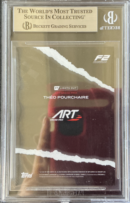 BGS 9 - 4/5 - Theo Pourchaire - F2 - Rainbow - 2022 Topps Lights Out F1