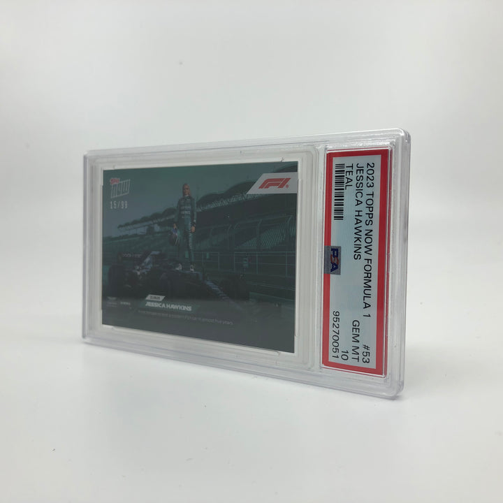 PSA 10 - /99 Jessica Hawkins #53 - Teal - 2023 Topps Now F1