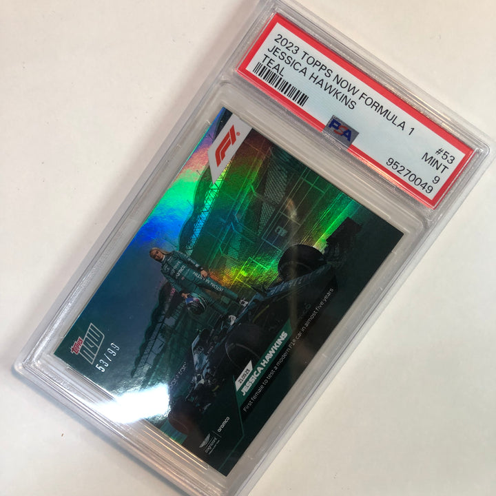 PSA 9 - 53/99 Jessica Hawkins #53 - 青色 - 2023 Topps Now F1