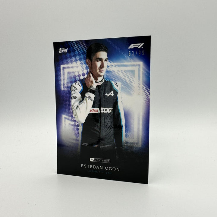 /99 Esteban Ocon - Drivers -  Blue Parallel