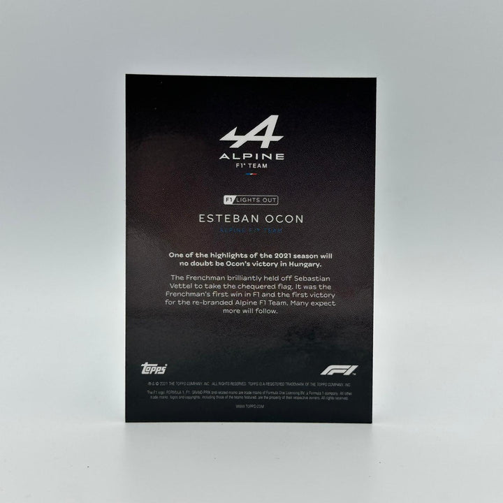 /99 Esteban Ocon - Drivers -  Blue Parallel