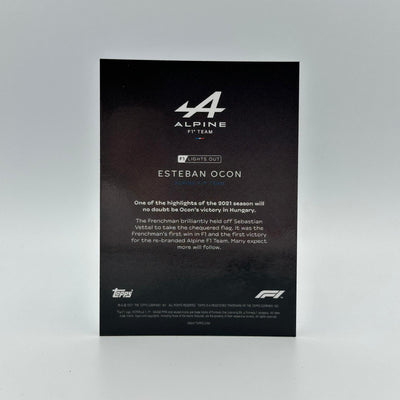 /99 Esteban Ocon - Drivers -  Blue Parallel