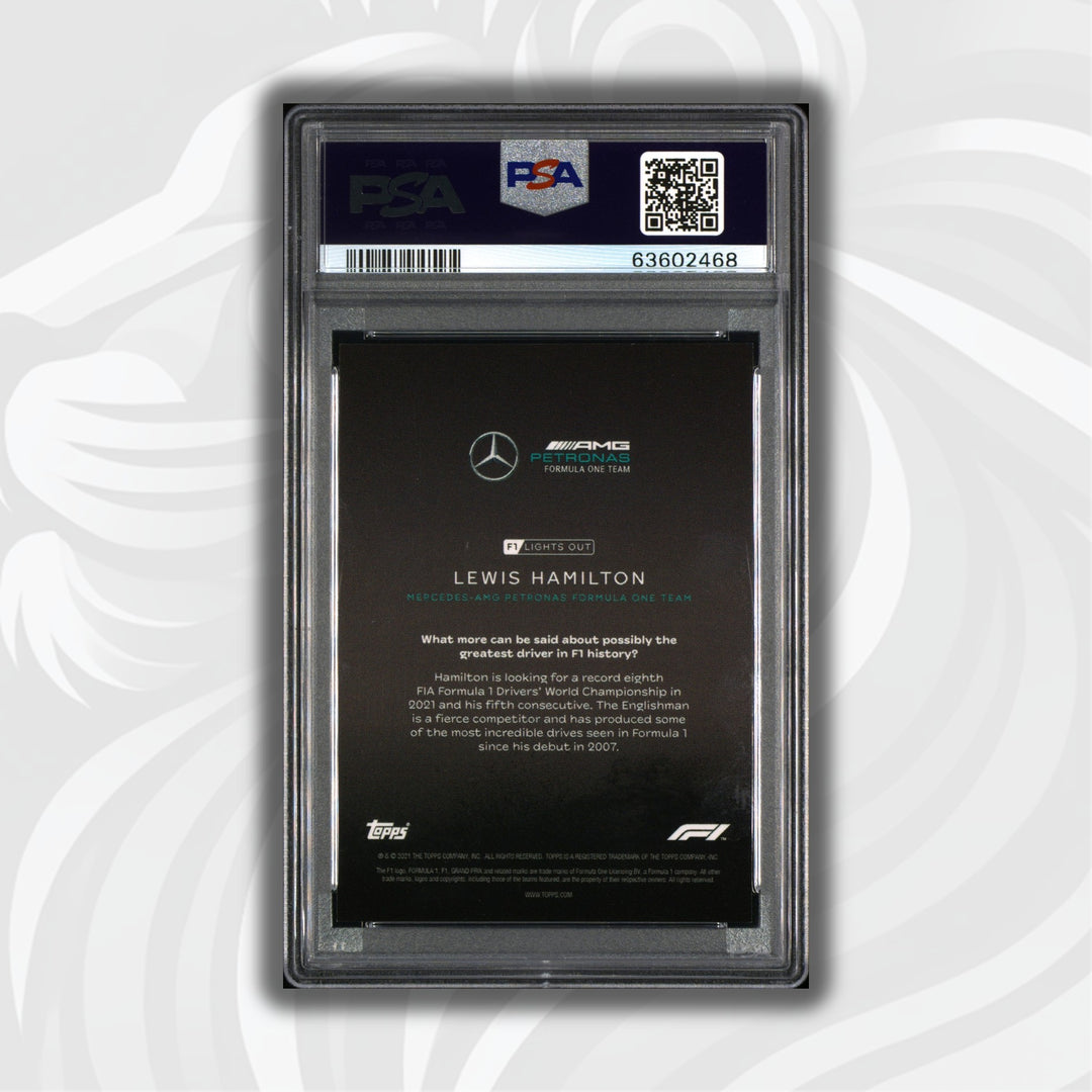 PSA 9 -  15/25 Lewis Hamilton - Drivers - Purple Parallel