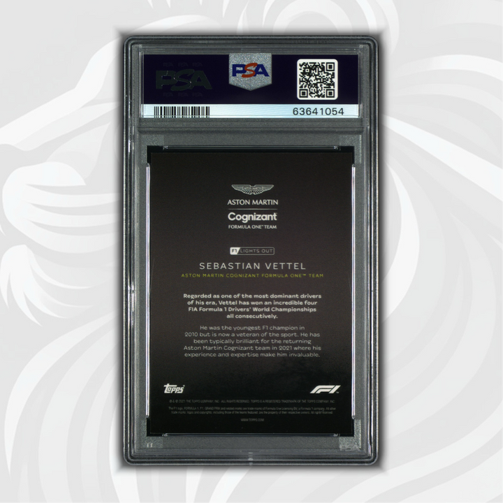 PSA 10 - 05/10 Sebastian Vettel - Drivers - Red Parallel