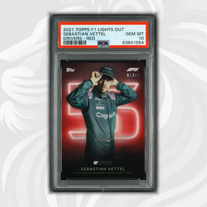 PSA 10 - 05/10 Sebastian Vettel - Drivers - Red Parallel