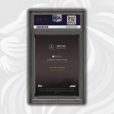 PSA 9 - 03/10 - Lewis Hamilton - History Maker - Black Parallel