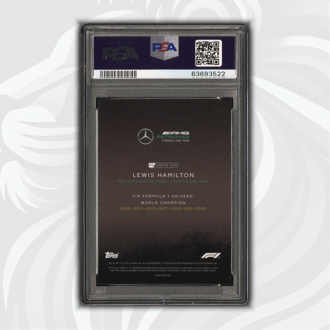 PSA 10 - Lewis Hamilton - Drivers - Base Card