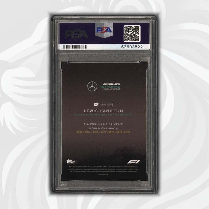 PSA 10 - Lewis Hamilton - Drivers - Base Card