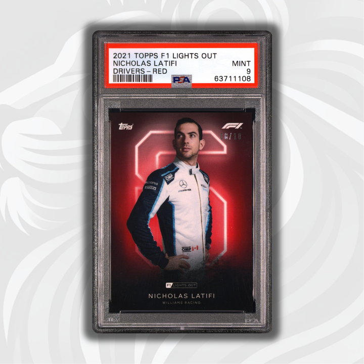 PSA 9 - 08/10 Latifi - Drivers - Red Parallel