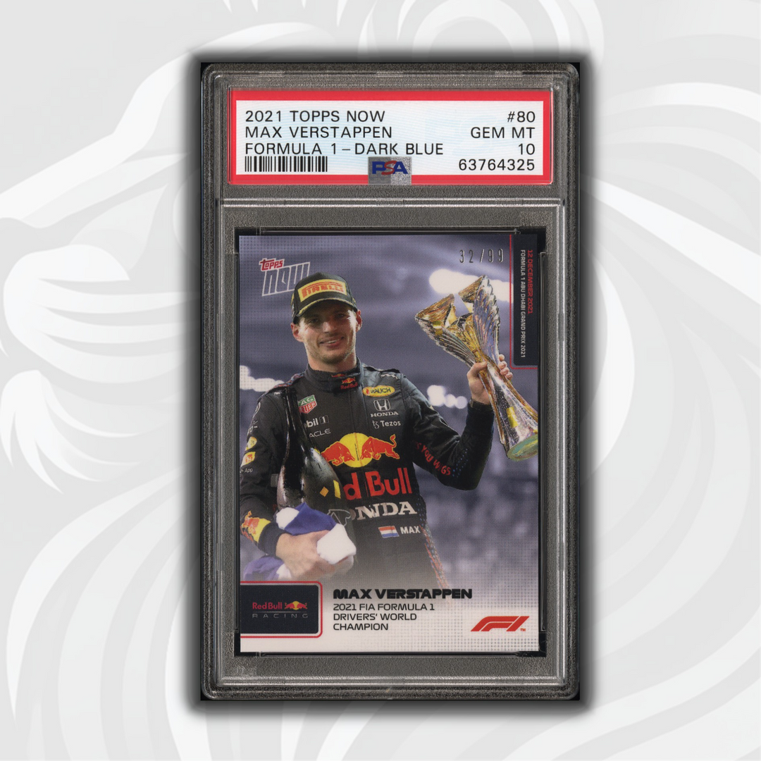 PSA 10 - /99 Max Verstappen #80 - Dark Blue - 2021 World Champion