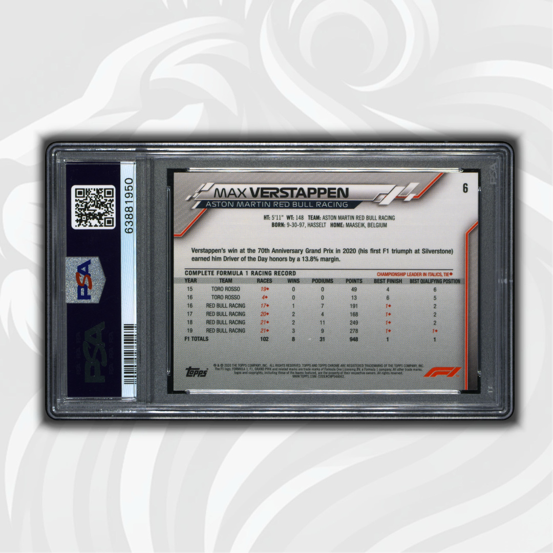 PSA 9 - Max Verstappen SP - Image Variation #6