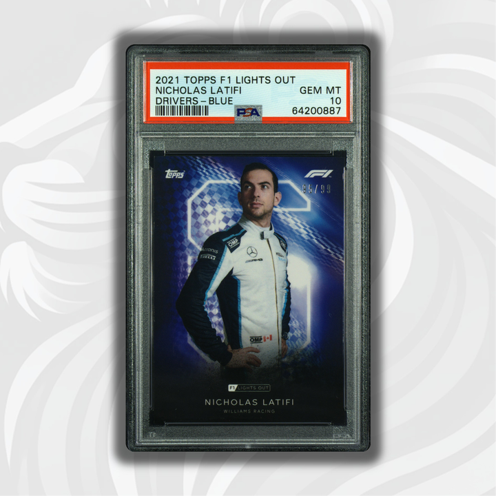 PSA 10 - 95/99 Latifi - Drivers - Blue Parallel