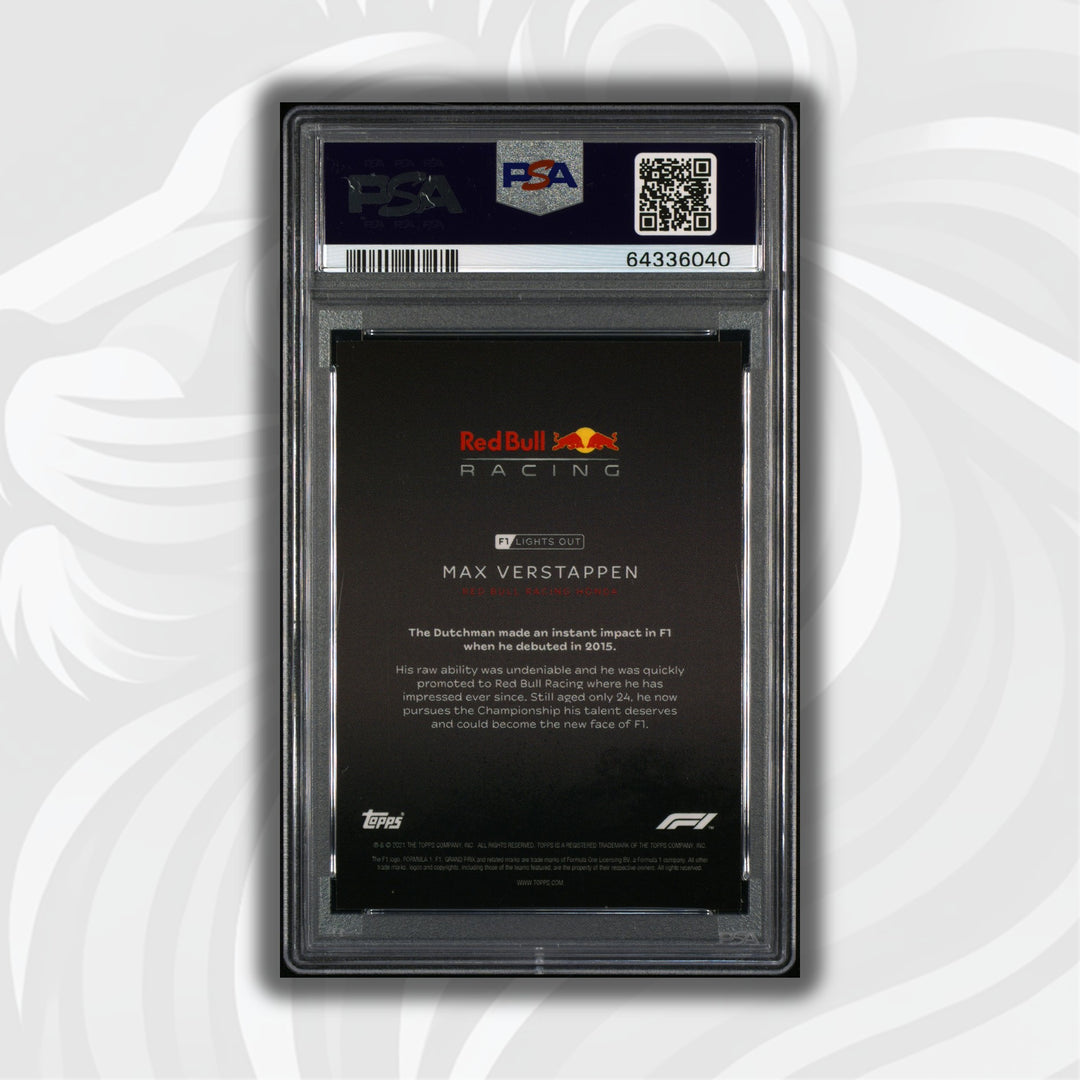 PSA 9 - 18/25 Max Verstappen - Drivers -  Purple Parallel