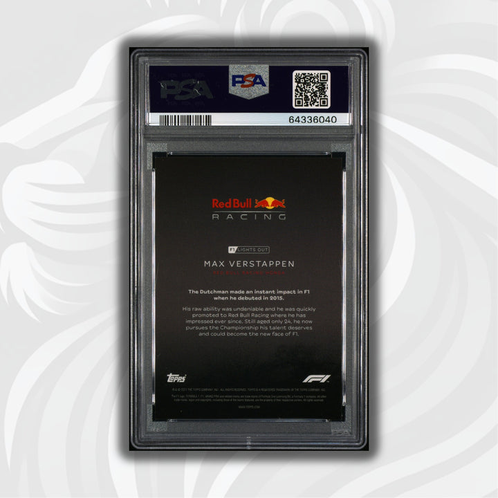 PSA 9 - 18/25 Max Verstappen - Drivers -  Purple Parallel