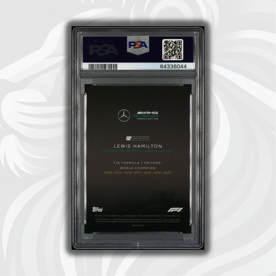 PSA 9 - 33/75 Lewis Hamilton - Drivers World Champion