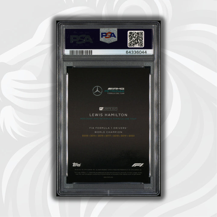 PSA 9 - 33/75 Lewis Hamilton - Drivers World Champion