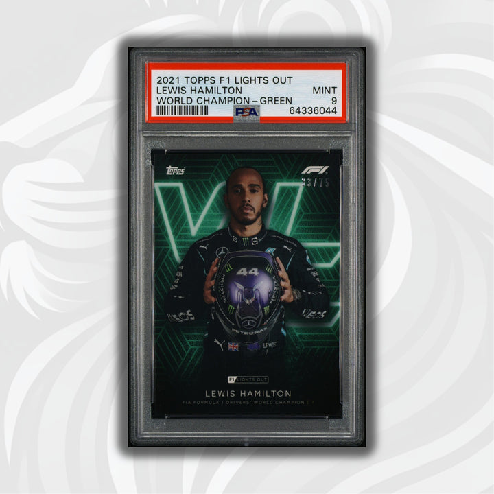 PSA 9 - 33/75 Lewis Hamilton - Drivers World Champion