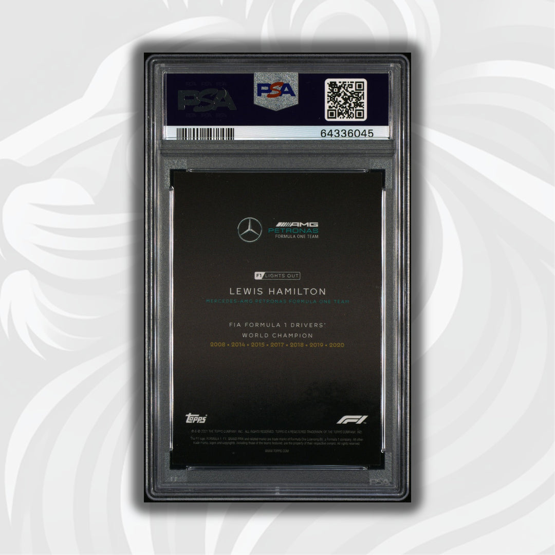 PSA 9 - 14/25 Lewis Hamilton - Drivers World Champion