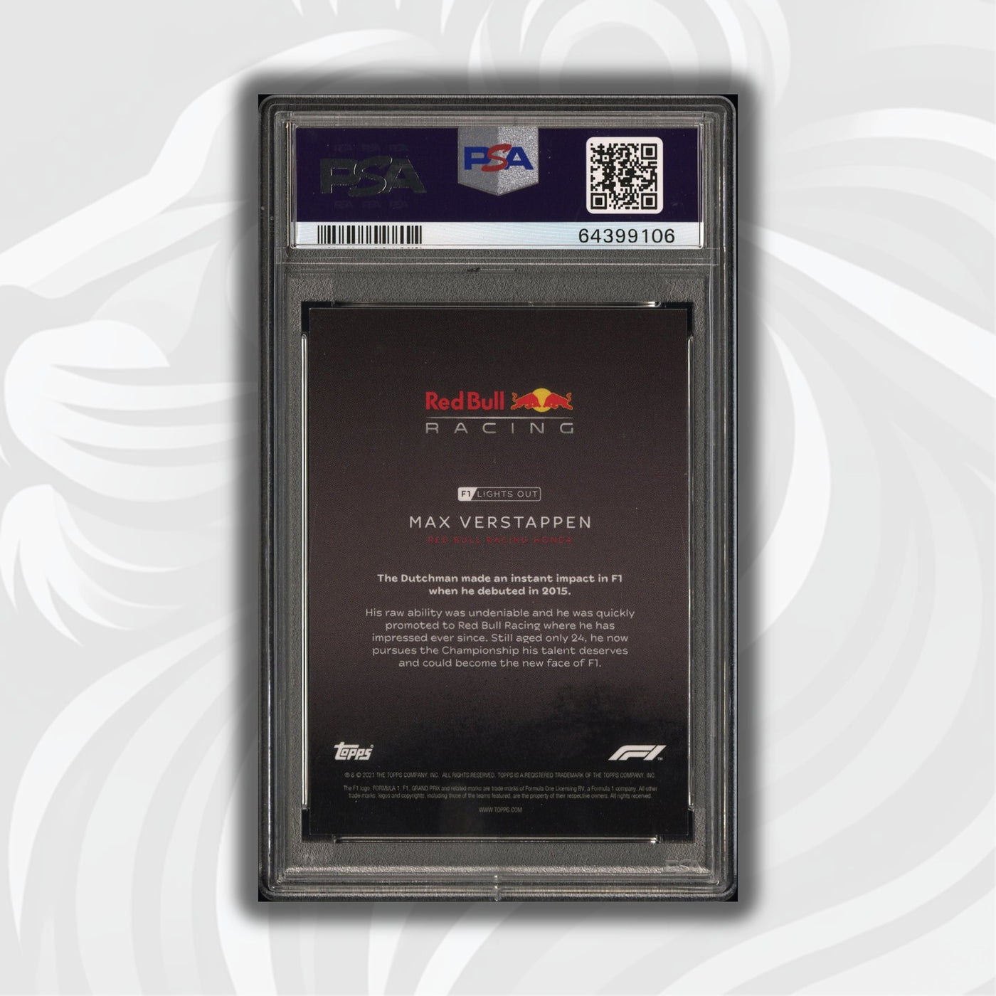 PSA 9 - 14/25 Max Verstappen - Drivers - Purple Parallel