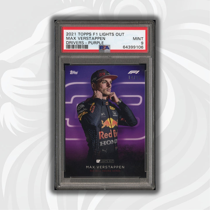 PSA 9 - 14/25 Max Verstappen - Drivers - Purple Parallel
